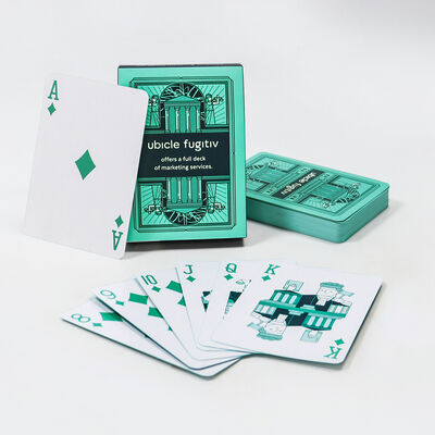 Buy Eco-Friendly Durable Portable Custom Playing Cards Personalized Poker Cards for Parties and Promotions online manufacture