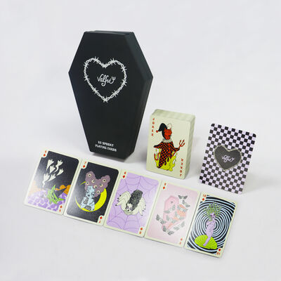 Buy Custom Design Playing Cards with 300/350/400gsm Artpaper and Varnishing/Laminated Finish online manufacture
