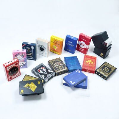 Buy Customized Logo Printing Playing Cards with 310gsm Black Core Paper in 57*87mm Size online manufacture