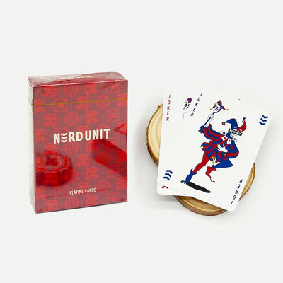 Buy Wholesale Eco-Friendly Double-Sided 57x87mm Custom Playing Cards for Personalized Poker and Game Use online manufacture