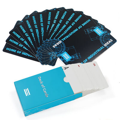 Buy Wholesale Custom Playing Cards with Personalized Logo in Plastic Box and CMYK Printing online manufacture