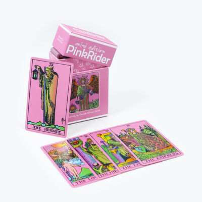 Buy Customized CMYK Printed 300-400gsm Art Paper Tarot Cards with Guidebook online manufacture