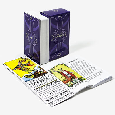 Buy Customized Size Wooden Tarot Cards with CMYK Color Printing for Personalized Entertainment online manufacture