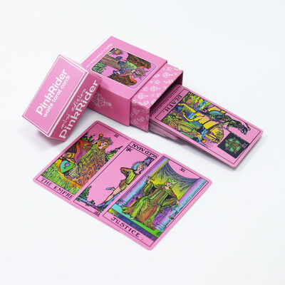 Buy Customized Design CMYK Color Printing Varnishing Finish Printable Tarot Cards Deck online manufacture