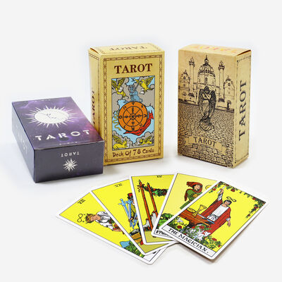 Buy Custom Printed Premium Quality Tarot Cards with CMYK 4 Color Offset Printing for Divination and Entertainment online manufacture