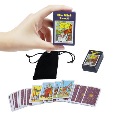Buy Customized Design Printable Tarot Cards with CMYK 4 Color Offset Printing and Shrink-wrap Packaging online manufacture