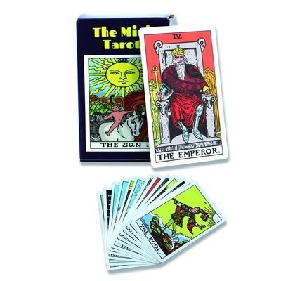 Buy Custom Printed Tarot Cards with Guidebook on 310gsm Black Core Paper online manufacture
