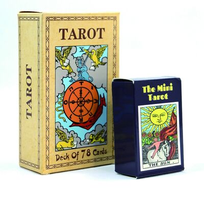 Buy Custom Design Printable Tarot Cards with 310gsm Black Core Paper and Free Sample Option online manufacture