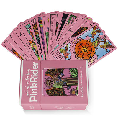 Buy Custom Logo Luxury Recyclable 350gsm Paper Printable Tarot Cards for Family and Party Use online manufacture