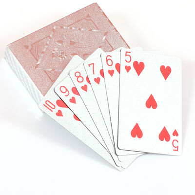 Buy Customizable 54 Portable Durable Poker Card Portable Classical Recyclable Luxury Durable Plastic Poker Playing Cards online manufacture