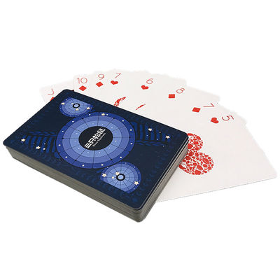 Buy 0.35mm Plastic Bridge Playing Cards Custom Logo PDF AI Design online manufacture