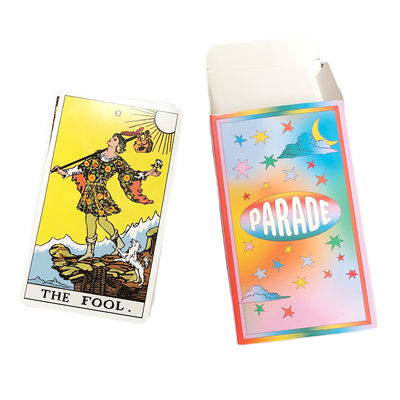 Buy Custom Printable Tarot Cards Delicate Colorful Rainbow online manufacture
