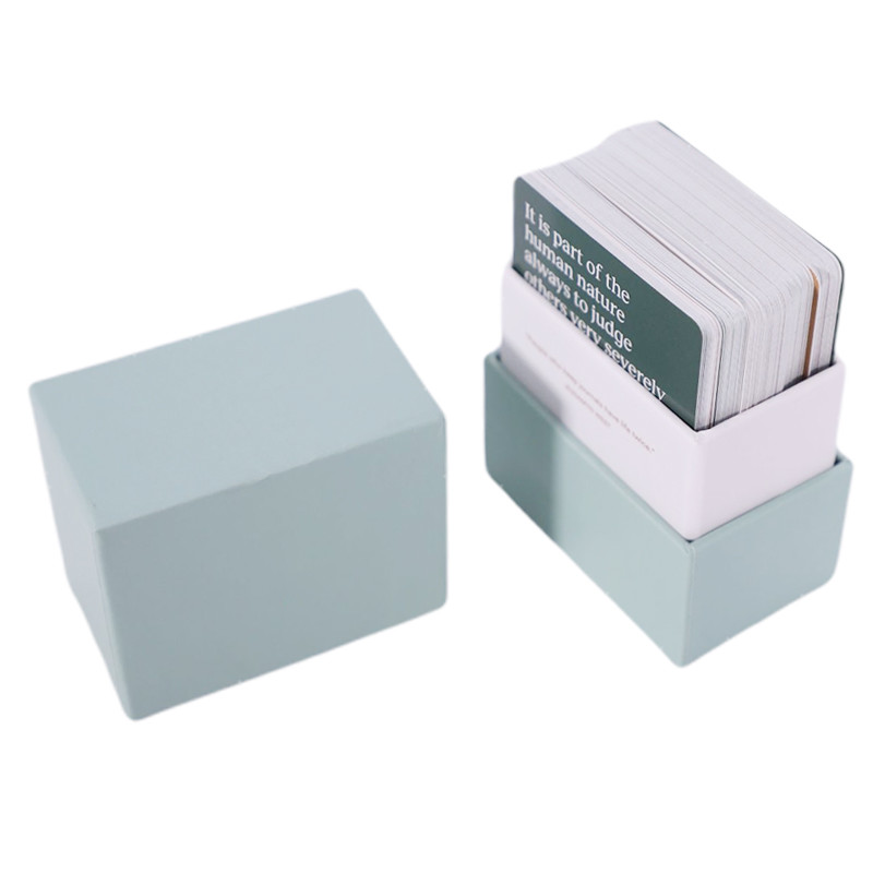 280g Printable Game Cards ODM OEM Finish Flash Paper Playing Cards With