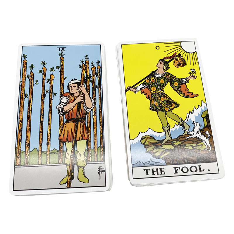 CMYK color Printable Tarot Cards , Baba Jolie Tarot Cards