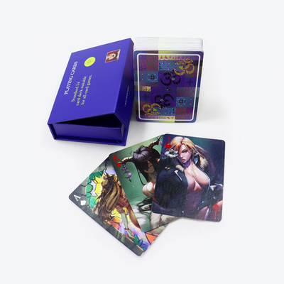 Cartoon Expose Custom Playing Cards Pantone Color Germany Black Core Paper Playing Cards