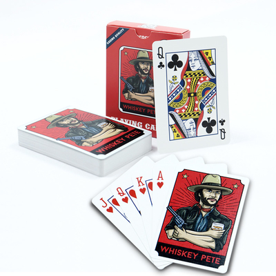 Customized Paper Play Card Poker Texture Surface Finishing And Eco-Friendly Materials