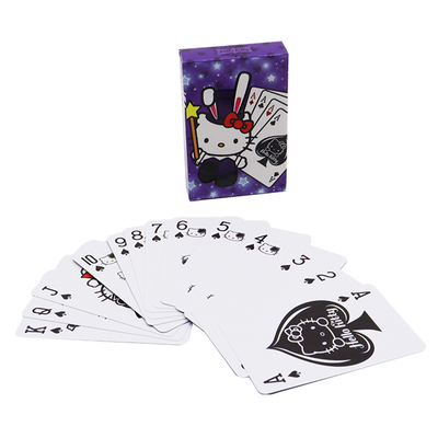 Customized 54-55 Cards Cartoon Cat Poker Cards Printing Services From Manufacturers