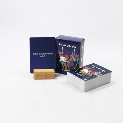 Custom Printing Couple Valentines Day Game Cards with Lamination Surface Finishing