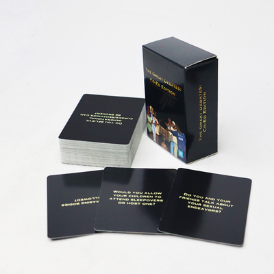 90g/Deck Custom Great Debate Game Card For Men And Women Custom Logo Accepted Interesting