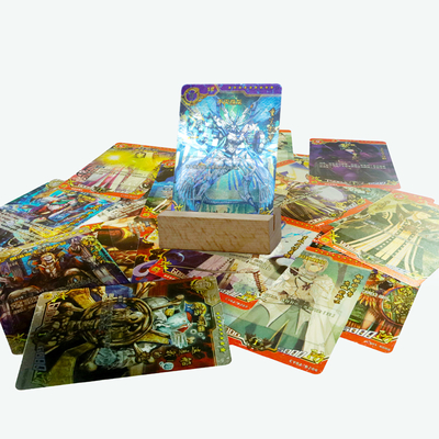 Printing Classical Cartoon Character Poke Booster Mon Game Carte Card with Texture Surface Finishing AI Artwork Format
