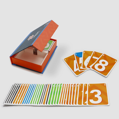 Entertainment Family Friend Playing Question Card Game with Customized Color and Book Box Arabic Language Fun Cards Game