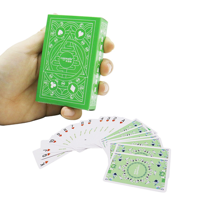 Water Proof Paper Playing Cards Custom Adult Bridge Card Size For Enterprise