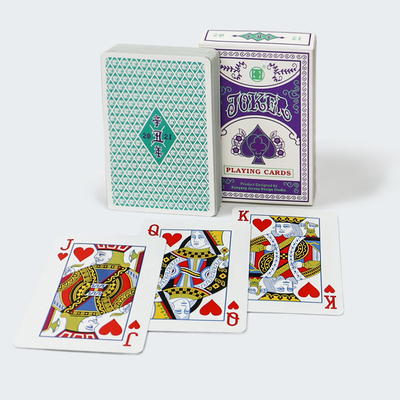Printed Private Label Two Decks Playing Cards Customized Design Cigarette Case Poker Cards Game With Box