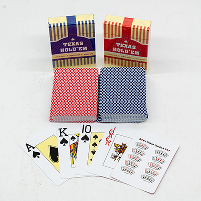 Custom Printed 0.3mm PVC Plastic Casino Playing Cards