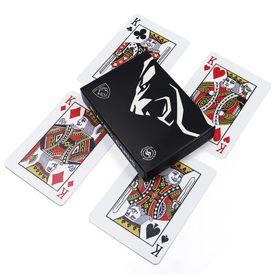 Custom Printing Design Black Playing Cards Personalized Poker Cards with Customized Size