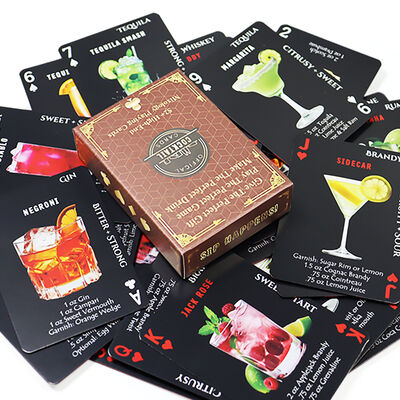 Custom Design Red Edge Paper Poker Cards Luxury Playing Cards with Custom Printing