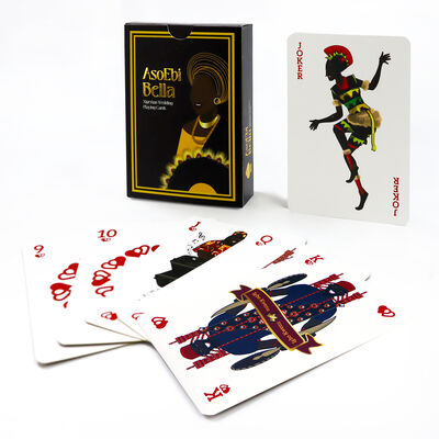 Custom Printed Playing Cards with Gold Edge and Custom Logo in Customized Sizes for Poker and Game Entertainment