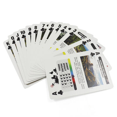 OEM Custom Playing Cards with Waterproof Durable Plastic and Personalized Logo Printing