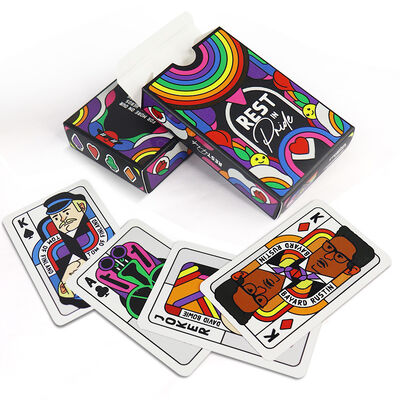 Custom Design Eco-Friendly 320g Paper Playing Cards for Poker Game and Gift Sets