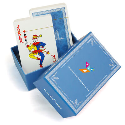Customized Durable Portable Playing Cards for Entertainment with Personalized Logos and Box