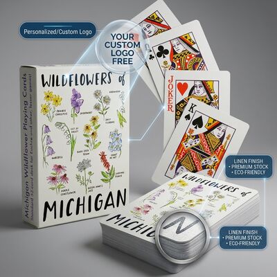 Custom Design Personalized Playing Cards Premium Quality Card Deck with Free Custom Logo and Eco-Friendly Paper Material