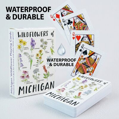 Waterproof Durable PVC Custom Playing Cards Complete Set for Outdoor Pool Beach Games with Custom Printing