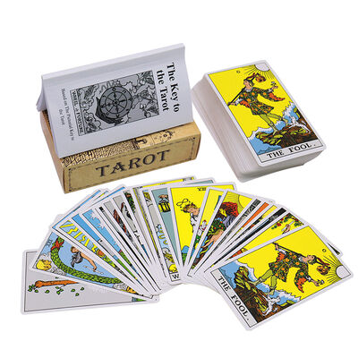 Factory Printed Witch Tarot Oracle Card Guidebook Custom Classic 78  Tarot Cards in Stock Online Sale Cartas De Tarot