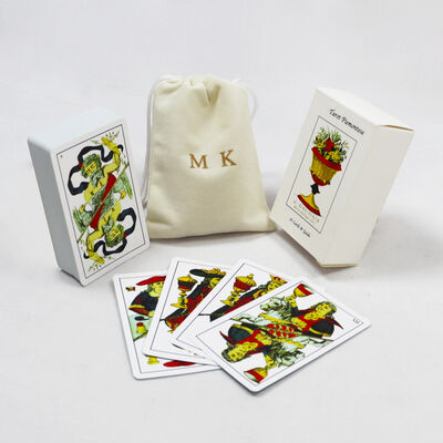 Custom Personalized Original Design oracle Card Game Girl Play Small Size Tarot Cards Divination with Cloth Pouch