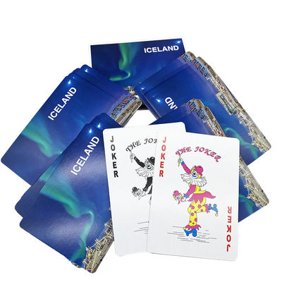 57*87mm Custom Playing Cards Front And Back , Personalised Jumbo Bridge Cards