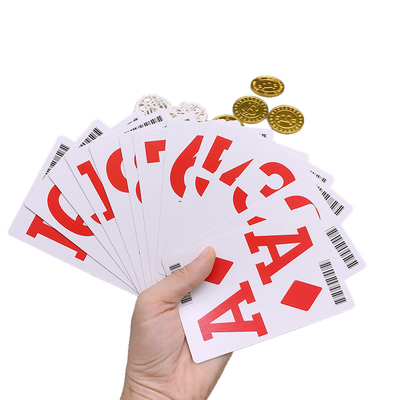 PMS Cmyk Playing Cards Logo Printing Yuhua Custom Design PVC Material