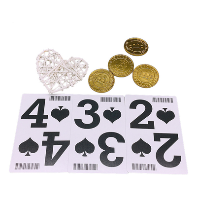 Logo Printing Custom Playing Cards On Back Side OEM ODM CMYK Color