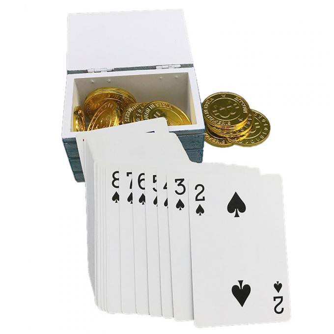 57*87mm Air Cushion Finish Playing Cards 555 Blue Back