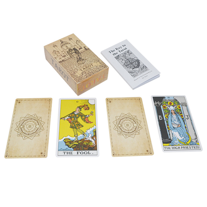 Unique Tarot Deck Tarot 63x88mm Mat With Guidebook Entertainment